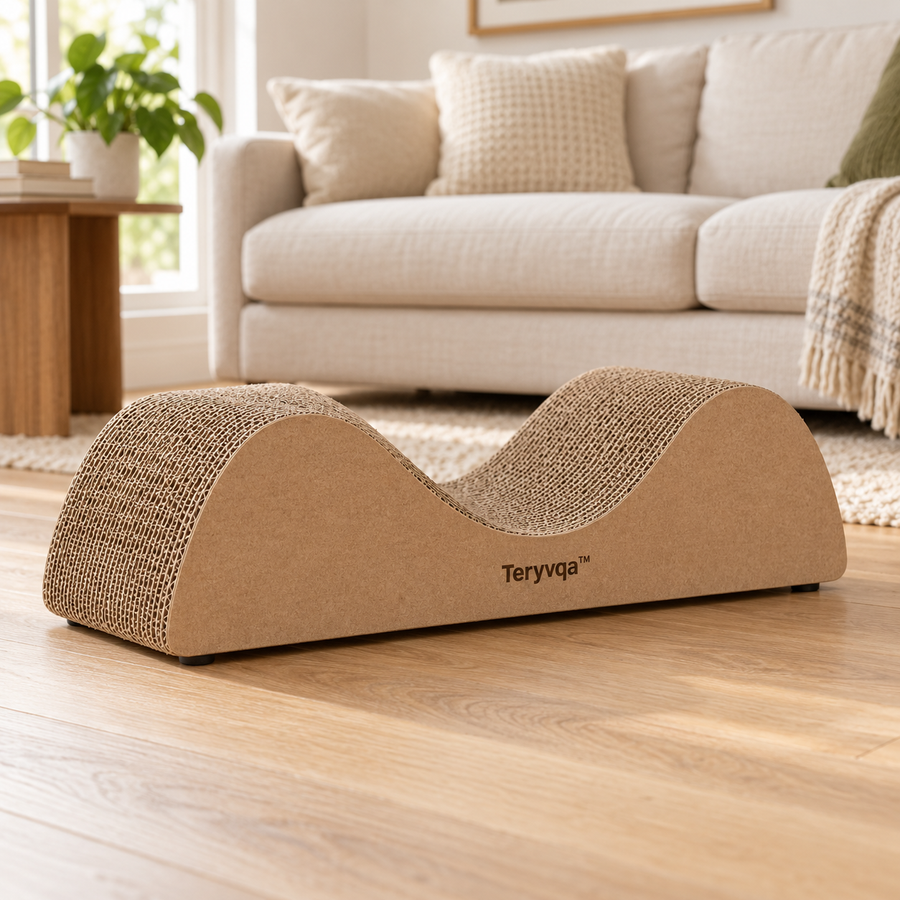 WaveNest Reversible Cat Scratcher | teryvq™