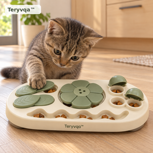teryvq™ QuestBites Multi-Compartment Puzzle Feeder