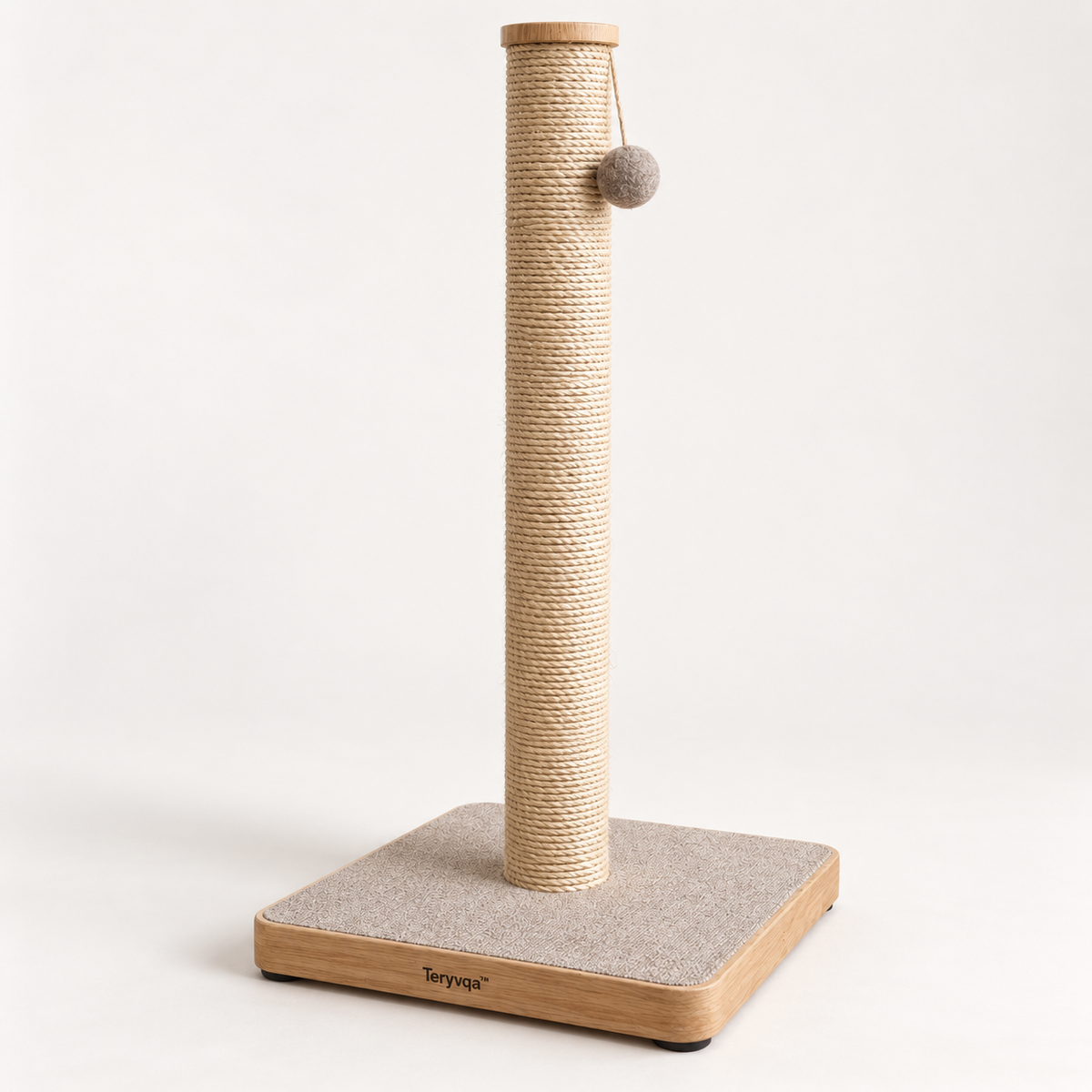 teryvq™ TallReach Sisal Cat Scratching Post & Hanging Ball
