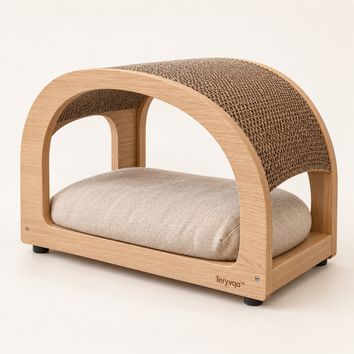 teryvq™ HavenArc Cat Scratch House & Resting Den