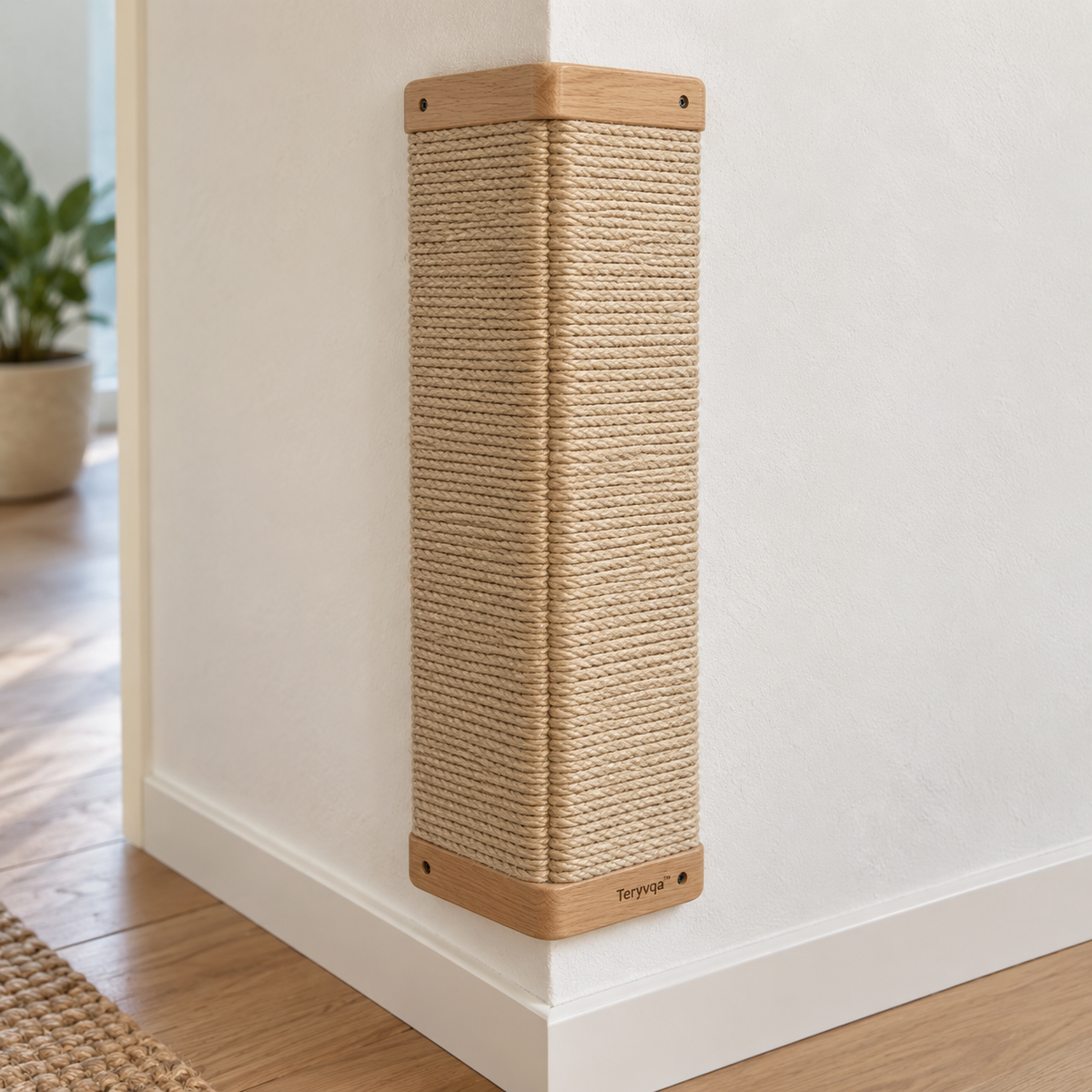 teryvq™ CornerClimb Wall-Corner Sisal Scratcher Set