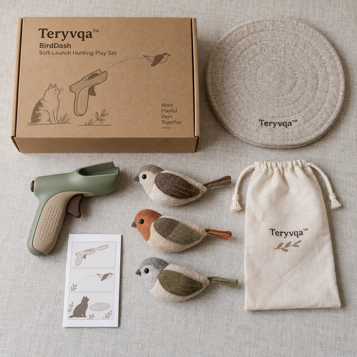 teryvq™ BirdDash Soft-Launch Hunting Play Set