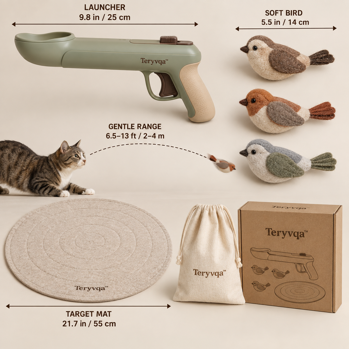 teryvq™ BirdDash Soft-Launch Hunting Play Set